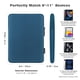 thumbnail image 2 of Funda para tableta MoKo iPad Pro/Air de 9-11 pulgadas, Tab S8/S9, azul, 2 of 8