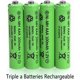 thumbnail image 3 of Pilas recargables Betmaxful FULIN AAA 1,2 V 300 mAh x12, 3 of 8