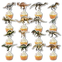 Cupcake Toppers Mainivo Dinosaur Roar, 32 Unidades