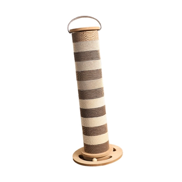 Rascador para gatos, rascador para gatos, juguete interactivo vertical para gatos y gatitos de interior, juguetes para gatitos, juguete para gatos, , redondo