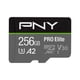 thumbnail image 1 of Tarjeta de memoria PNY PRO Elite 256GB microSDXC Class 10 U3 V30, 1 of 7