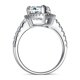 thumbnail image 3 of Anillos de Moissanita de 4 Uds Corte Pera Color D Claridad VVS1 Anillos de Diamante de Plata Esterlina S925 para Mujer Anillos de Compromiso de Moissanita con Certificado, 3 of 9