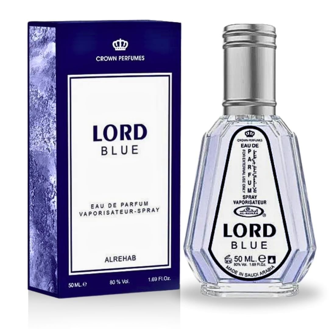 Al Rehab - Perfume Al-rehab Lord Blue Eau De Parfum, 50 Ml, Para Hombre Y Mujer