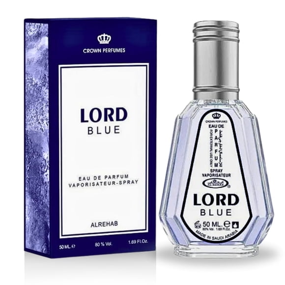 Perfume Al-Rehab Lord Blue Eau De Parfum, 50 ml, para hombre y mujer