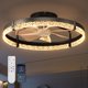 thumbnail image 1 of Ventilador de techo Addlon de 24" con luz LED y control remoto regulable, 1 of 8