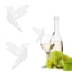 thumbnail image 5 of 50 tarjetas huecas con forma de pajarito para boda, para decorar mesas de copas de vino (blancas), 5 of 8