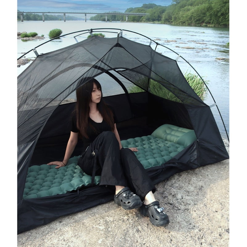 Babyluna - Colchoneta Inflable Individual 8cm Grosor Conectable Inflador De Pie