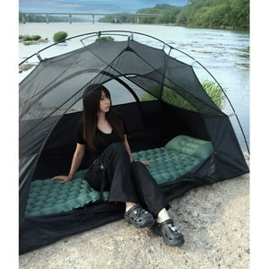 Babyluna - Colchoneta Inflable Individual 8Cm Grosor Conectable Inflador De Pie