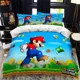 thumbnail image 1 of Mario 3D Digital Printing Three-piece Animation Three-piece Set Warm Comfortable Good Night's Sleep Bed Sheets, 1 of 5