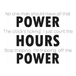 Rienda Libre Graphics - Decomural Kanye West Power Song Lyrics Ws-40972