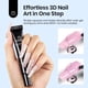 thumbnail image 3 of Gel para esculpir uñas con forma de escarabajos 3D, 15 ml, transparente, no se limpia, 3 of 7