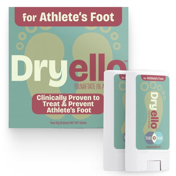 Dryello Tratamiento en Barra para Pie de Atleta Tolnaftato 1% Pack de 2