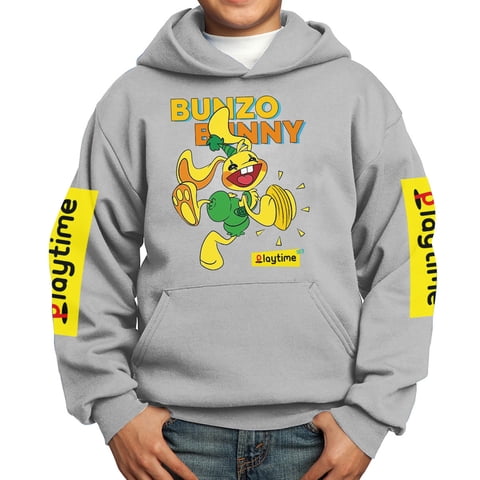 Bagustore - Polerón Estampado Poppy Playtime Bunzo Bunny