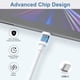 thumbnail image 5 of Cable de carga USB C a USB C FUPYWP de 6 pies y 60 W, paquete de 3 unidades para Apple, 5 of 6