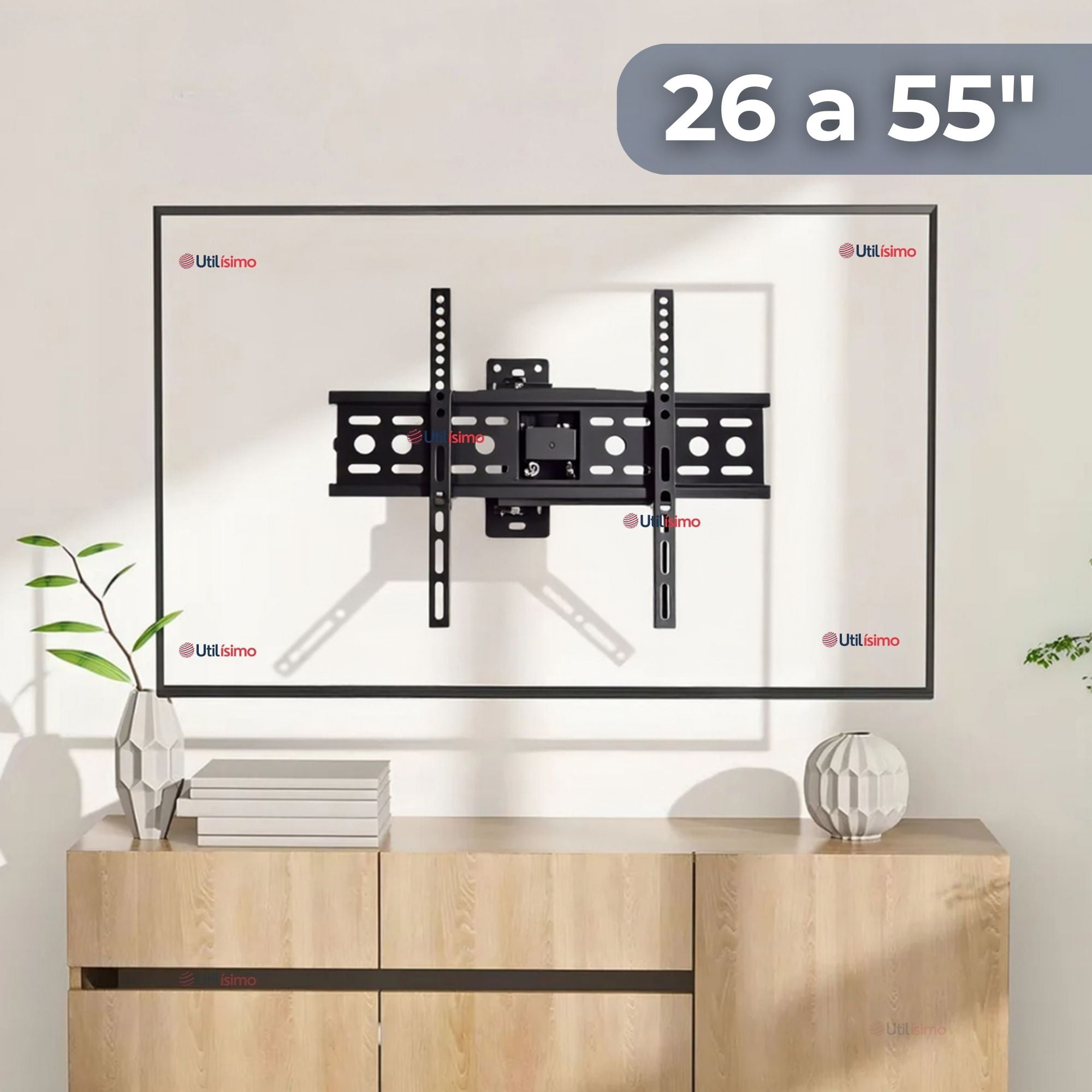 Line - Soporte Tv 26 A 55 Pulgadas 35kg Soporte Tv De Pared Ajustable