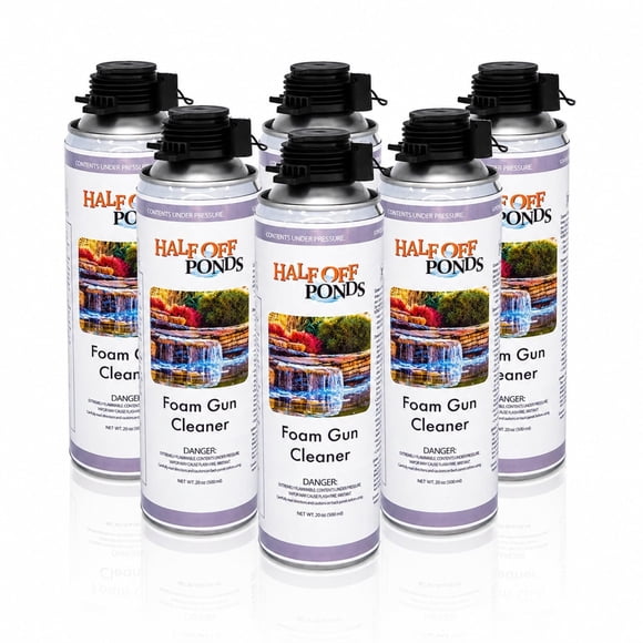 Limpiador de pistola de espuma HALF OFF PONDS 6 × 567 ml solvente en spray