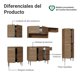 thumbnail image 4 of Kit Muebles de Cocina Madesa Emilly 293 cm 11 Marrón, 4 of 10