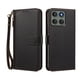 thumbnail image 1 of Funda Tipo Billetera para Motorola Moto Edge 60 pro con Soporte y Bolsillo con Cierre Negro, 1 of 1