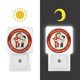 thumbnail image 3 of Recuerda Niños: La Electricidad Te Matará Luz nocturna LED con sensor de anochecer a amanecer para dormitorio, baño, pasillo, escaleras - Lámpara LED nocturna de enchufe, 0.5W - 1 pieza, 3 of 6