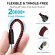 thumbnail image 4 of Cable USB C trenzado Cleefun, paquete de 5 unidades [3/3/2/2/3 m], carga rápida, 4 of 8