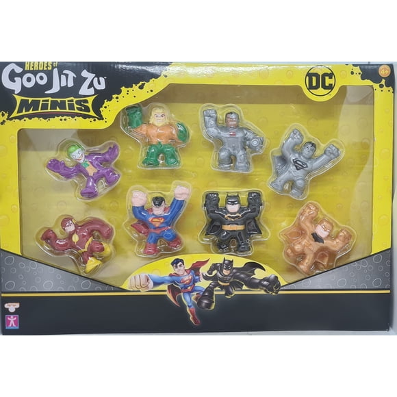 Juguete Heroes of Goo Jit Zu DC Minis S1, paquete de 8