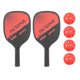 thumbnail image 1 of Palas Profesionales De Pickleball Agarre Cómodo Con Bolsa 4 Raquetas De Bolas, 1 of 5