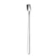 thumbnail image 1 of XmhyTop 2 Cucharas Cuadradas de Acero Inoxidable,17x1.5 cm - Ideal para Helados, Postres y Bebidas con Estilo Moderno,Plateado, 1 of 5