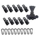 thumbnail image 1 of 30x/Set Clips Para Lona Mosquetón Cuerdas Abrazadera De Tienda Para Mochilero Pesca Jardín Cuerda De Punto Blanco Mosquetón Negro, 1 of 3
