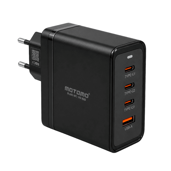 Cargador Pared 100w Gan 3 Usb-c + Usb-a Mo-ys100 Sin Cable