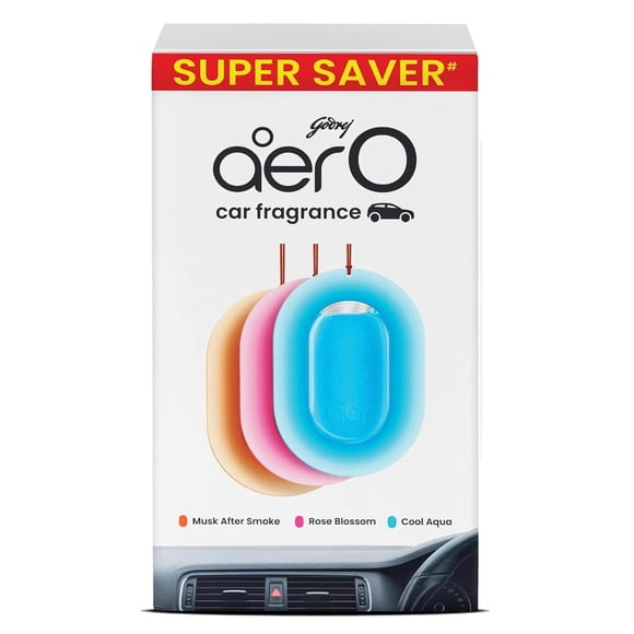 Ambientador para coche Godrej aer Gel 3 unidades surtidas