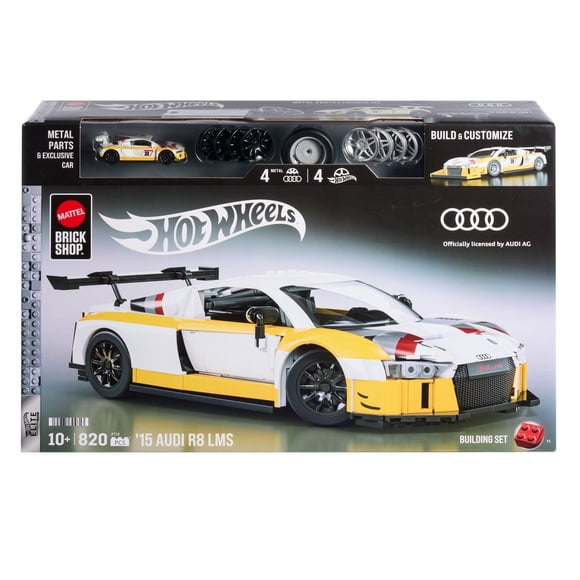 Mattel Brick Shop Hot Wheels Construcción Elite Audi