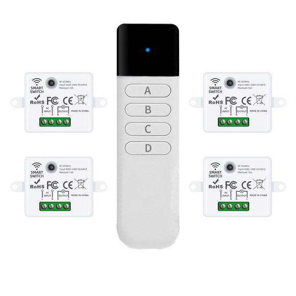 Interruptor inalámbrico con control remoto para luz XUK 220V/10A 300 pies