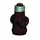 thumbnail image 1 of Adaptador de enchufe sin llave Leviton, 2 salidas, 660 W, 125 V, negro, 1 of 1