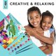 thumbnail image 5 of Kit de pintura por números Bright Stripes para niños con marco Amazing Ocean, 5 of 6