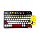 thumbnail image 1 of Kit Teclado y Mouse Inalámbrico Motomo Mickey Good Vibes, Bluetooth, Color Negro y Amarillo, 1 of 4
