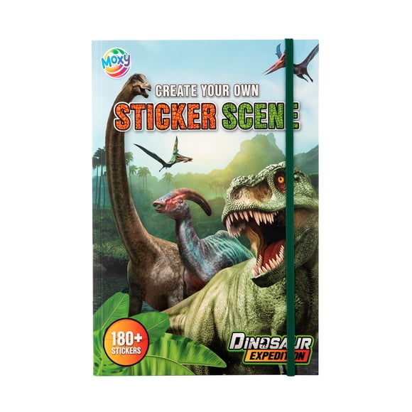 Crea tu Propia Escena de Stickers Dinosaurio Dinosaur Expedition