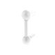 thumbnail image 1 of Cabinet Pull Allied Brass B-20, blanco mate, 7,62 cm, 1 of 1