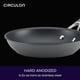 thumbnail image 3 of Juego de utensilios de cocina Circulon Radiance, anodizado duro, antiadherente, 10 unidades, 3 of 9