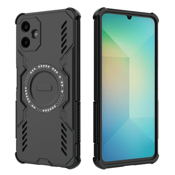 Funda FOXDOCK para Samsung Galaxy A06 , magnética, resistente a golpes, con soporte, unisex, carga inalámbrica