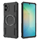 thumbnail image 1 of Funda FOXDOCK para Samsung Galaxy A06 , magnética, resistente a golpes, con soporte, unisex, carga inalámbrica, 1 of 4