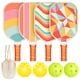 thumbnail image 1 of Set de palas de pickleball Sprypals de madera de primera calidad con bolas y bolsa, 1 of 8