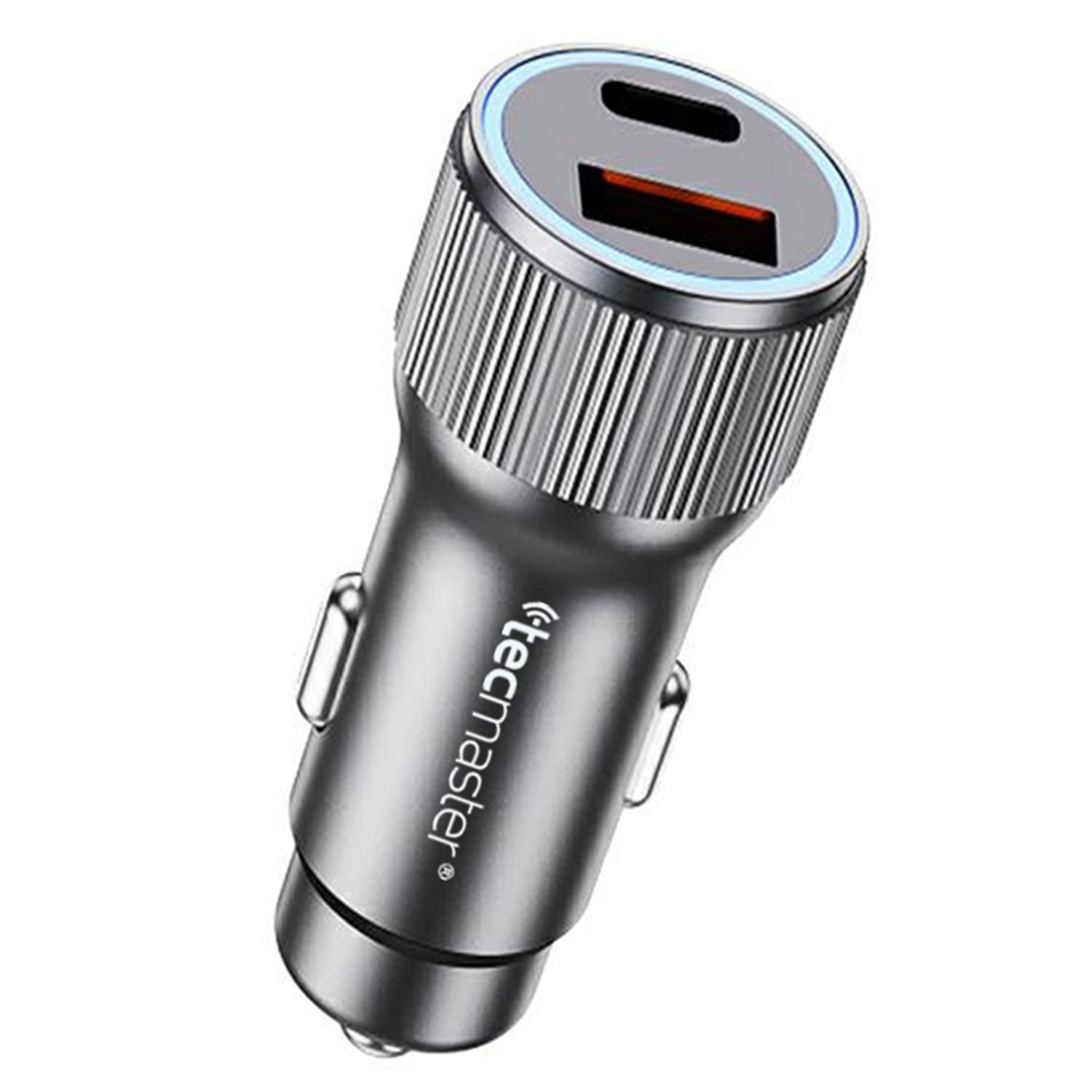 Tecmaster - Cargador Usb C Y Usb Automóvil Máx 42.5w