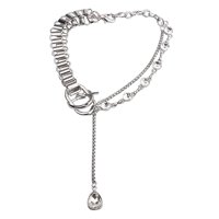 Magideal - Elegante Gargantilla De Cristal Geométrico Collar Empalme Cadena Colgante Joyería Gargantilla En Capas Collares Para Esposa Niñas Madre Regalos