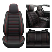 Genérico - Funda Cubre Asiento Ecocuero Set 5 Pzas Modelo General