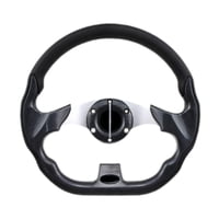 Ioensy - Volante A La Deriva Para Carreras Deportivas De Coche, 320Mm, Reemplaza El Volante A La Deriva, Negro