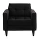 thumbnail image 1 of Sofa Retro 1C Felpa 00 Negro, 1 of 6