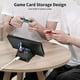 thumbnail image 5 of Estación de carga para TV compatible con Nintendo Switch/OLED - HDMI 4K, USB-C, puerto USB 3.0, luz ambiental LED, capacidad para 4 ranuras de juego, base de carga de repuesto-Negro, 5 of 7