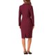 thumbnail image 3 of INSPIRE CHIC Conjuntos de Traje para Mujer Blazer de Manga Larga y Falda Lápiz 2 Piezas Conjuntos Vino Rojo M, 3 of 6