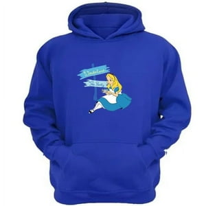 Genérico - Polerón Canguro Alicia Cuentos Infantiles Azul Talla Xl Unisex
