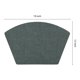 thumbnail image 4 of REGALWOVEN Juego de 6 Manteles Individuales de Cuero Sintético para Decoración de Mesa de Comedor de Cocina Lavables Resistentes al Calor Manteles Individuales Limpiables Verde 19*12in, 4 of 7